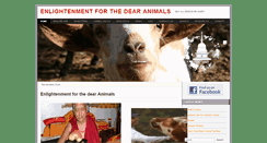 Desktop Screenshot of enlightenmentforanimals.org